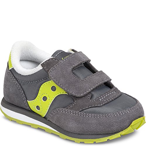 Saucony Unisex-child Baby Jazz Hook & Loop Seasonal , GREY MULTI 1, 5 M
