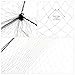 ERINGOGO 100Pcs Invisible Elastic Mesh Hair Nets Black Lightweight Soft Caps for All Day Comfort for Hospitals Labs Restaurants Food Service Hairnet Pack