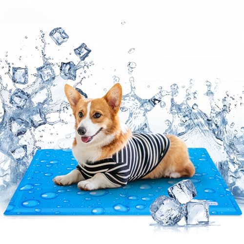 Nobleza Alfombrilla Refrescante para Perros y Gatos, Alfombra Auto Refrigerante No Tóxico, Manta Refrescante, Cama para Verano, M, 65x50CM