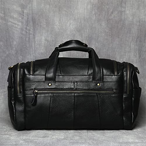 Men's Hand Luggage Bag Travel Bag Genuine Leather Large Capacity Single Shoulder Messenger For 14 Inch Laptop4