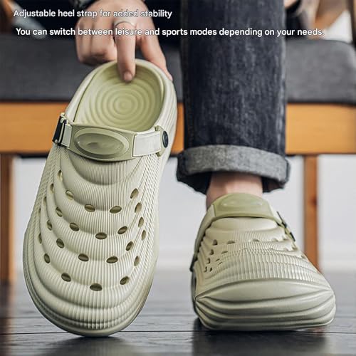 Breathable Slip-On Sandals for Men, Non Slip Beach Shoes, Outdoor Sports Slides Slippers for Walking, Travel & Casual Wear3