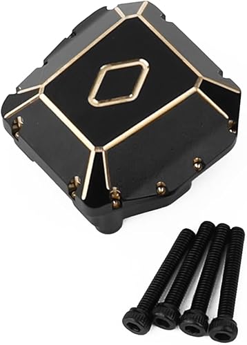 Miniatura 6 de RZXYLRC Cubierta de latón resistente para carcasa de eje delantero y trasero, contrapeso para Axial 110 RC Crawler Car SCX10 PRO AXI03028 Pieza de