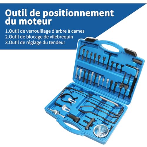 Outil de calage moteur pour changer la courroie de distribution PSA