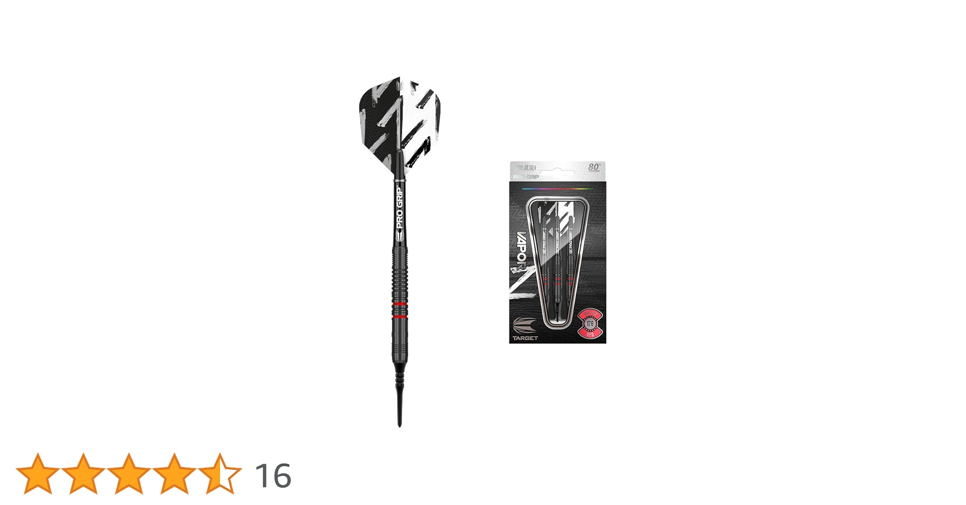 Amazon | TARGET ヴェイパー Z レッド 17G 2BA SOFT TIP