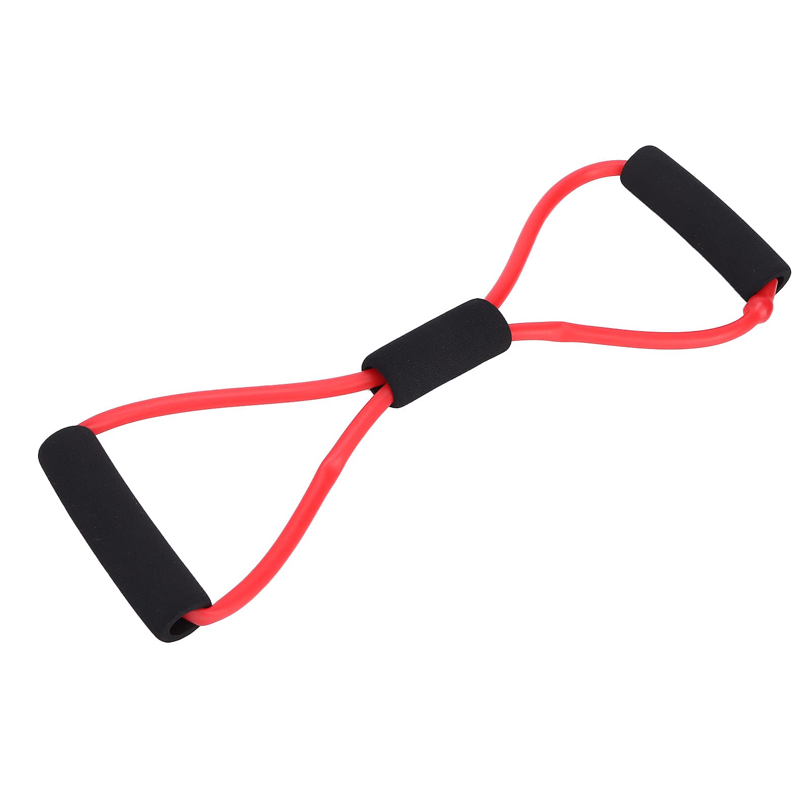 Fascia di resistenza – Fasce per braccia | Fascia per esercizi | Corda fitness con manici imbottiti | 8 fasce elastiche a forma di | Fasce da yoga