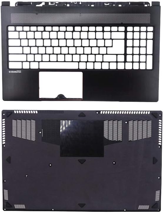 New Compatible Replacemen for MSI GS63 GS63VR 7RF-258CN MS-16K1 MS-16K2 MS-16K5 (Palmrest Case Cover and Bottom Case)