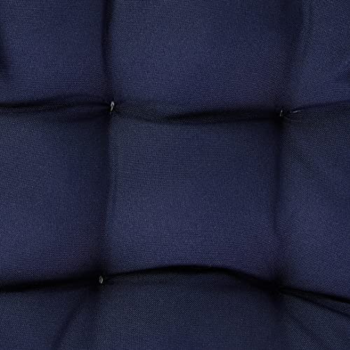 Artesanal Teares, Assento Futton Liso Oxford 0.4 X 0.40, Marinho