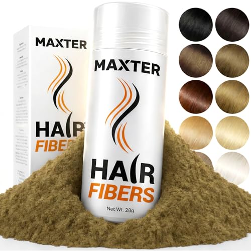 Maxter FIBRAS CAPILARES Rubio - Microfibras Capilares de Algodón en Polvo 100% Natural para Disimular Calvicie y Alopecia al Instante - Fibra Capilar Hombre y Mujer - Hair Fibers