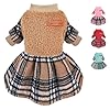 Winter Warm Dog Princess Dress Clothes,Dog Tu...