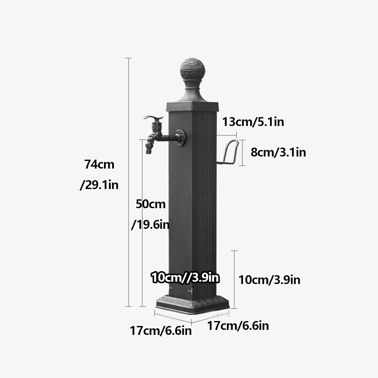 伸縮散水栓 KF2-13 0.8m