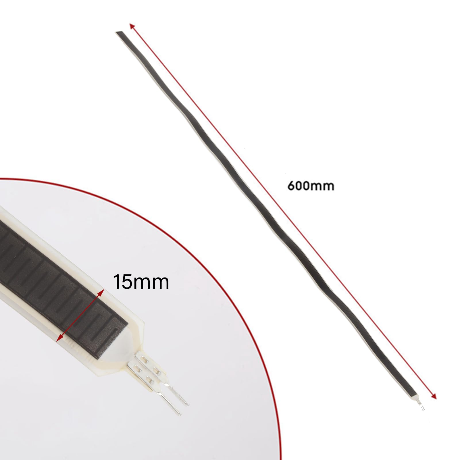 SF15-600 Sensore di Pressione con Resistenza 10 Kg, Sensore di con Sensore di Pressione a Film Sottile