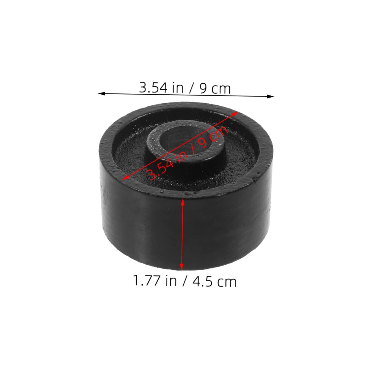 NULYLU Hydraulic Trailer Jack Wheel Professional Steel Roller for 3 Ton Capacity Durable Jack Accessory Jack Roller Compatible with Various Trailers