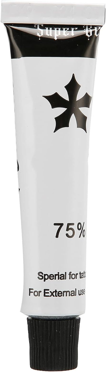 Yadoo Tattoo Numbing Cream, 0.4oz Deep Penetrating Pain Relief Cream Anesthetic Topical Anesthetic Cream with Child Resistant Cap, Reduces Pain Sensitivity Topical Lidocaine Anesthetic Cream