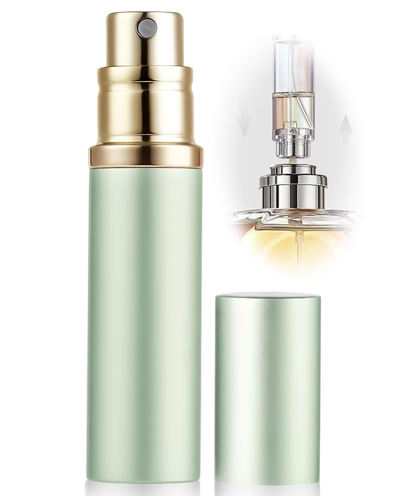 ASADAYS Mini Parfümzerstäuber Reiseflasche - 10 Ml, Auslaufsicher, Mit Tropfer, Für Unterwegs