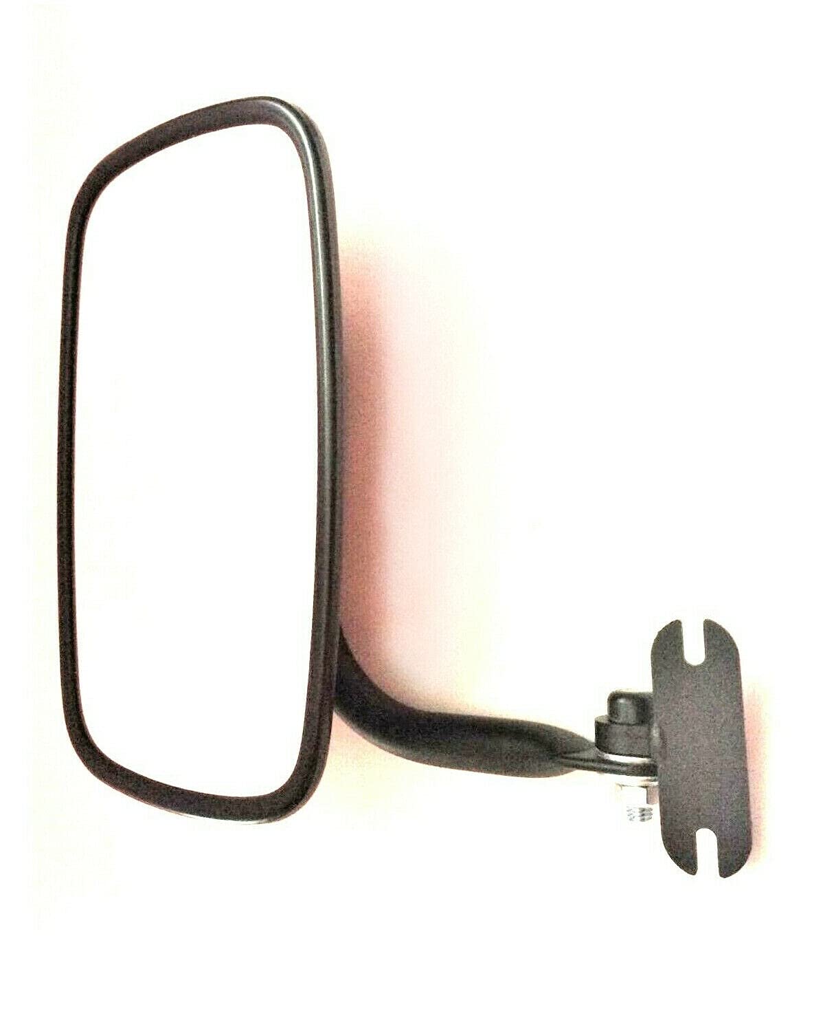 2 specchietti retrovisori esterni, 233 x 145 mm, diametro 18 mm, piatti, universali, per trattori, camion, con supporto per specchietto