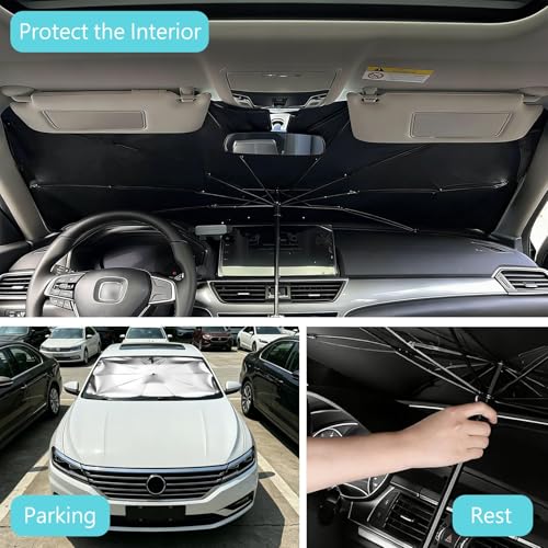 Paraguas parabrisas BMW i5 Touring evita volante caliente con parasol anti-UV 6
