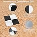 Drone Ground Control Point GCP, UAV Aerial Survey Mapping Target, GCP UAV Marker with Center Eyelet and Corner Anchor Points, Compatible with Surveying Equipment, 2 Pack(24