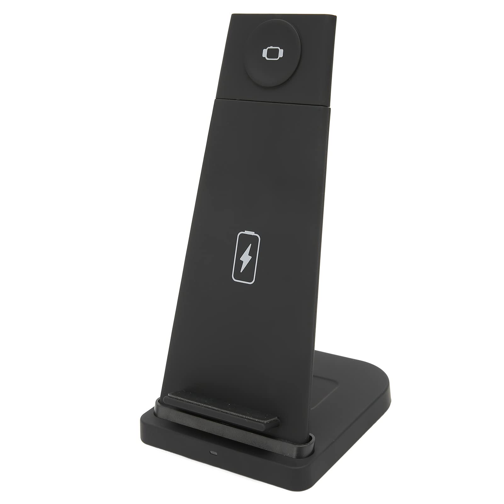 Haofy Caricatore Wireless 3 in 1 Design Ergonomico Diviso Supporto di Ricarica da 15 W per Dispositivi IOS Uso in Viaggio Leggero