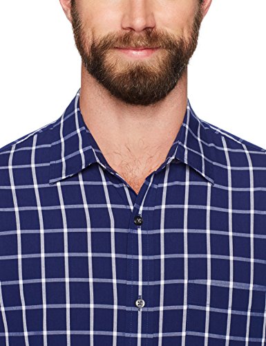 Image of Amazon Essentials Men's Regular-Fit Short-Sleeve Poplin Shirt, Collared, Washed