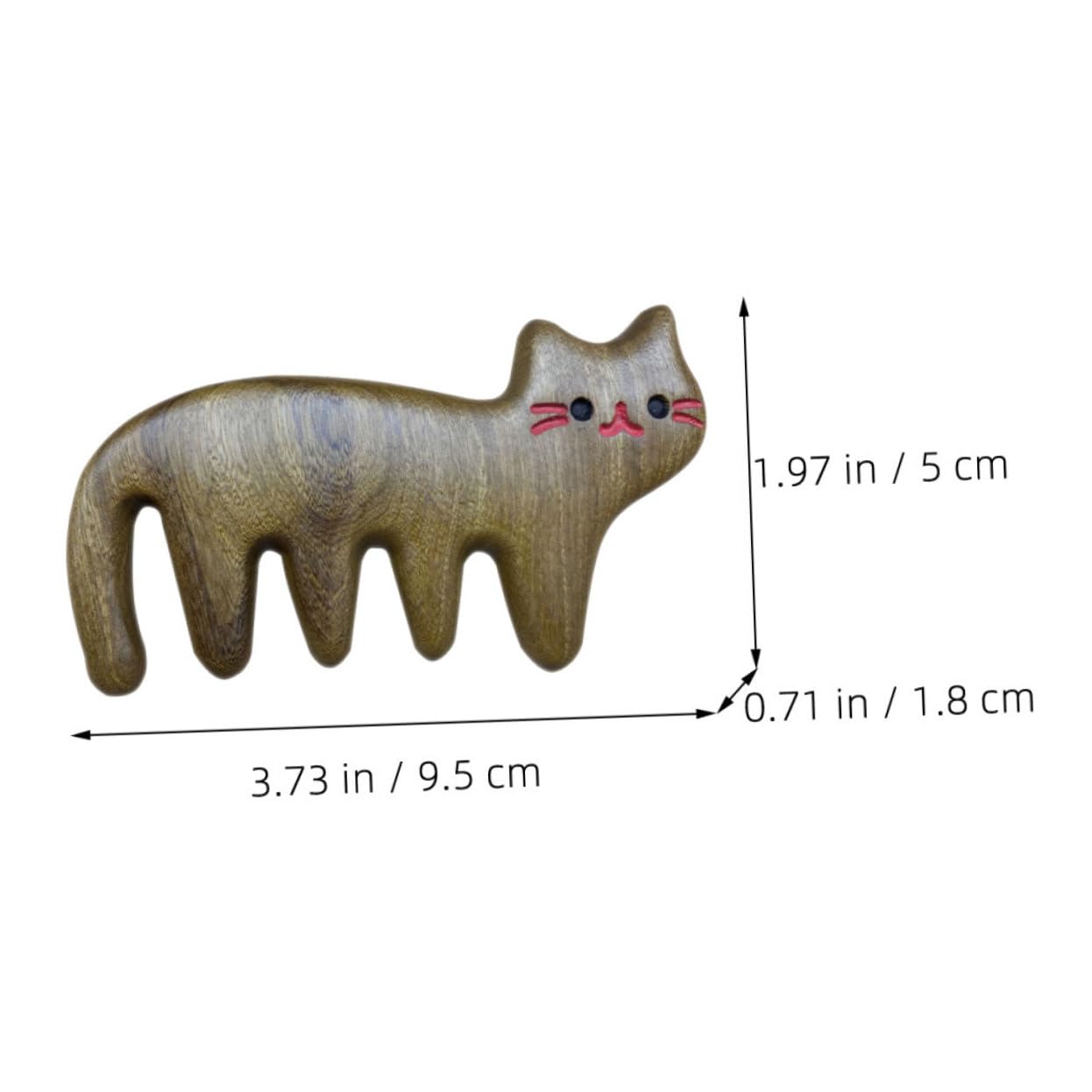 3 Ensembles Peigne Forme De Chat Peigne Démêlant Sans Électricité De Massage Pour Cheveux Pour Types De Cheveux Utilisable Humide Ou Sec 2 Pièces * 3