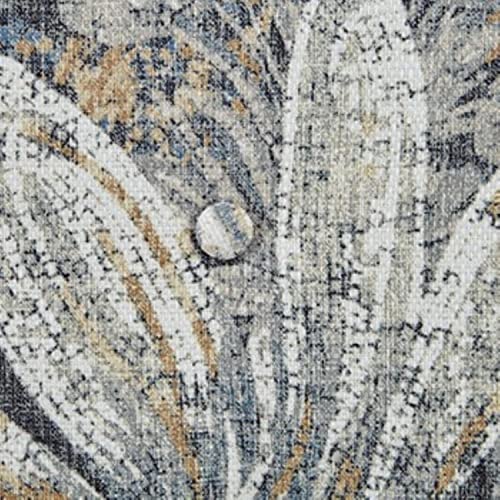 Madison Park Alana Swivel Chair - Solid Wood, Plywood, Metal Base Accent Armchair , Modern Contemporary Style, Floral Print Cover, Button Tufted, Family Room Sofa Furniture , 28.5" Wide #TOP6