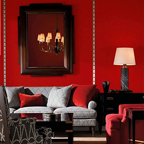 Papier peint rouge à décoller et à coller vinyle adhésif mural