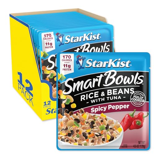 StarKist Smart Bowls Spicy Pepper, 4.5oz, 12 Pouches