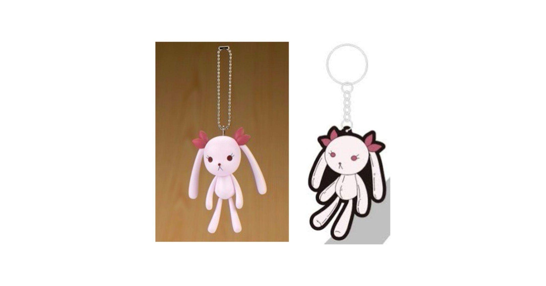 ☆雪傘と白雪キツネ☆　他レジンキーホルダー計4点 ビーズセール】 ビーズキット 『アイシングクッキー風