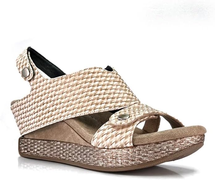 Modzori Women's Sandal - Reversible Mid Wedge Design