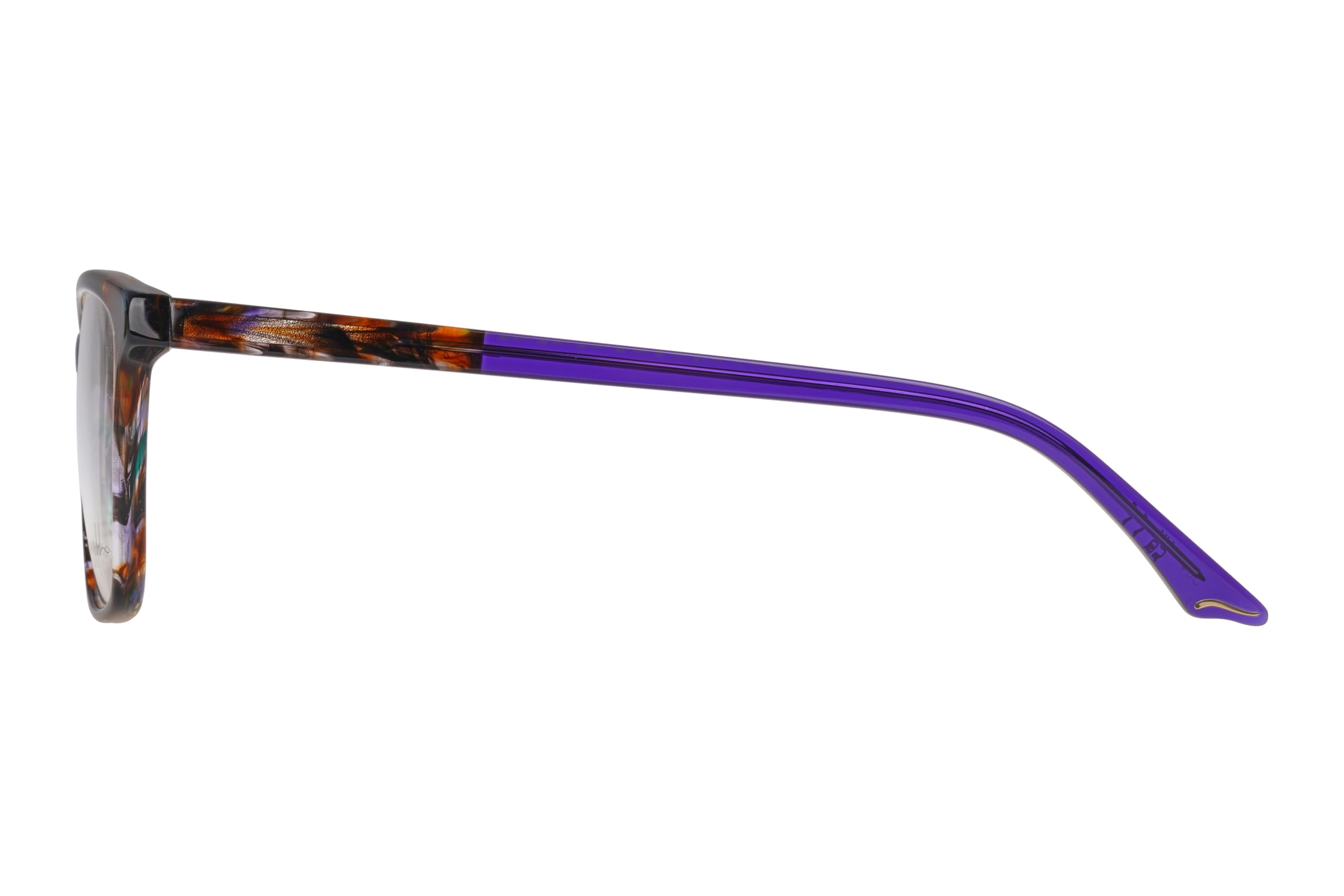 Episode Brille mit Sehstärke für Damen optional mit Sonnenbrillentönung oder Blaulichtfilter, Katzenauge, gefertigt aus Acetat (inklusive Brillenetui)