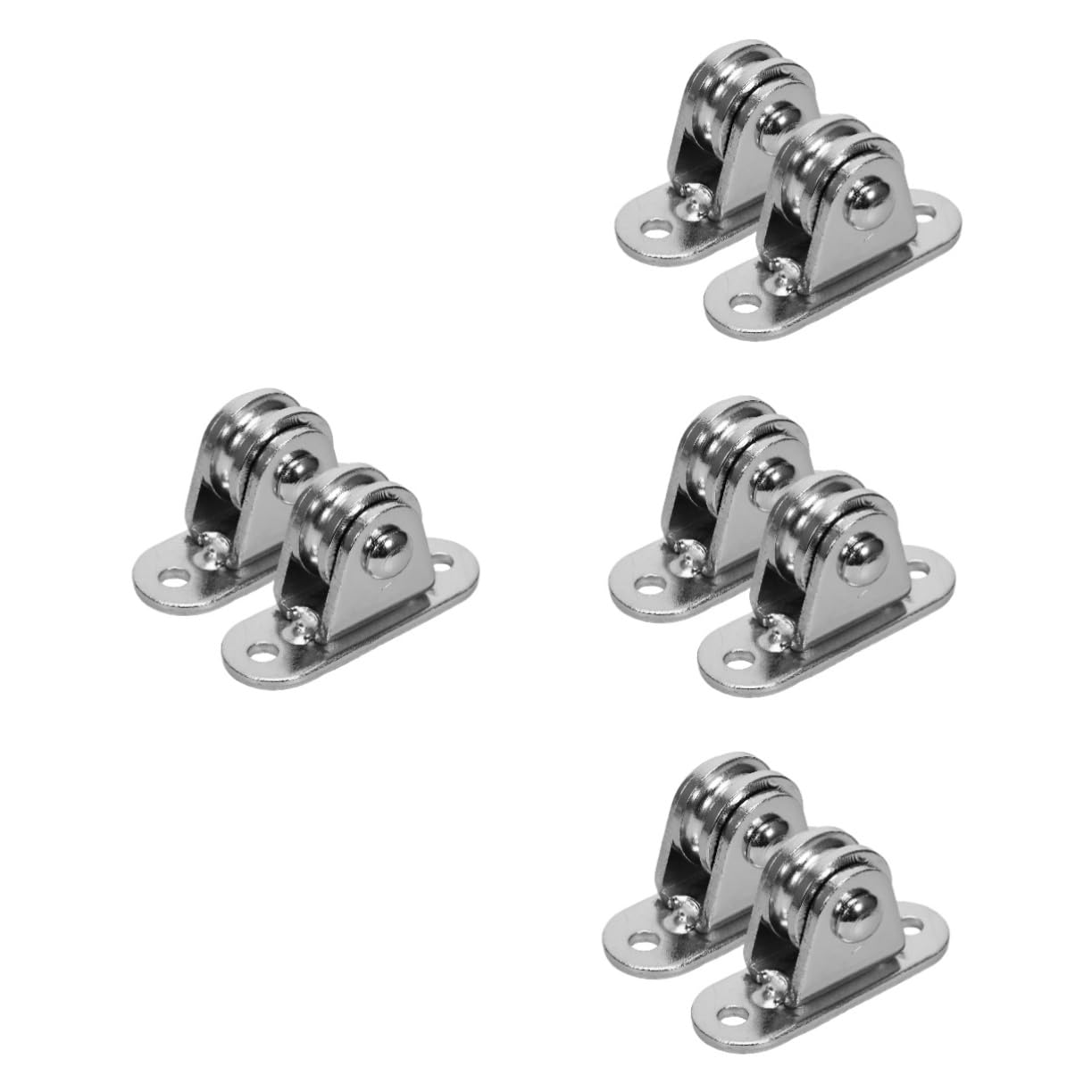 Gatuida 8sets Pulegge Piccole Per Cavo Pulegge Da Soffitto Acciaio Inossidabile Design Rimovibile e Silenzioso Per Sollevamento e Trasporto Di Materiali Adatte Per Uso Domestico e