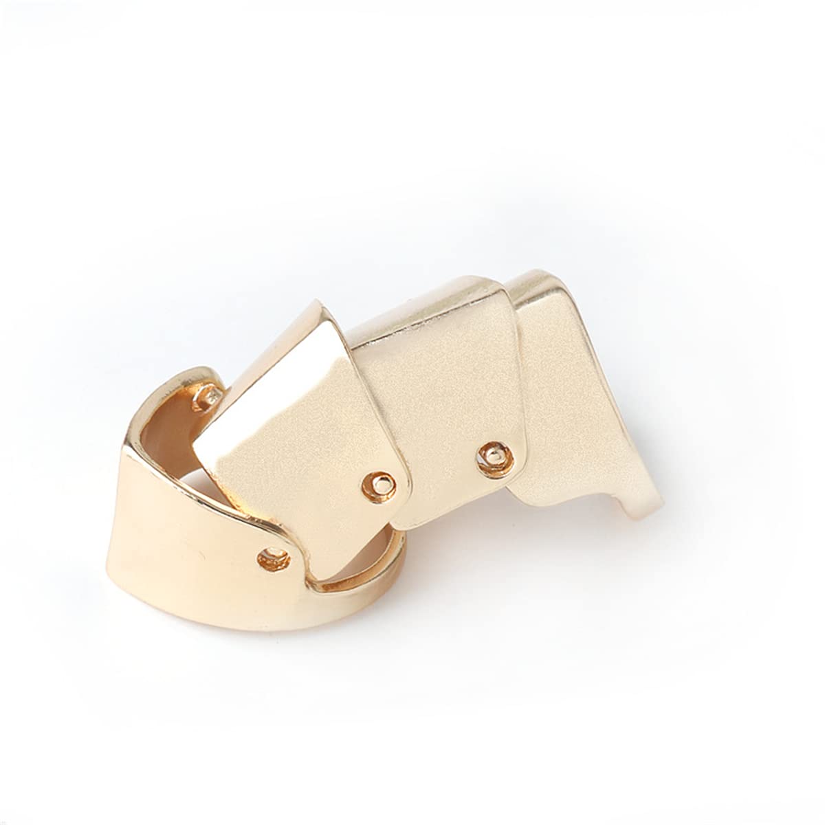 Uarein Hollow Knuckle Joint Finger Activity Ring.Silver Double Loop Rings Gothic Hinged Rings Punk Jewelry Halloween Gifts for Women