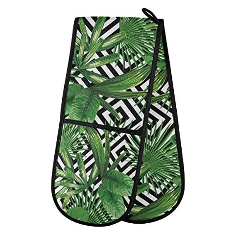 TropicalLife Heat Resistant Double Oven Mitt Cover