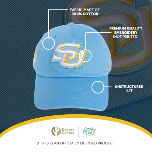 Desert Cactus Southern University Baseball Hat Azul miniatura 4