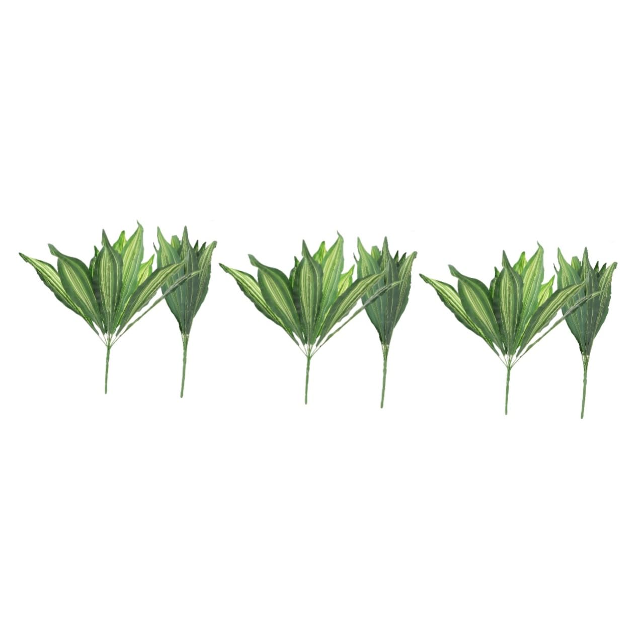 MAGICLULU 6pezzi Artificiali Sansevieria Decorazione e Spesse e Facile Innaffiature e Caduta