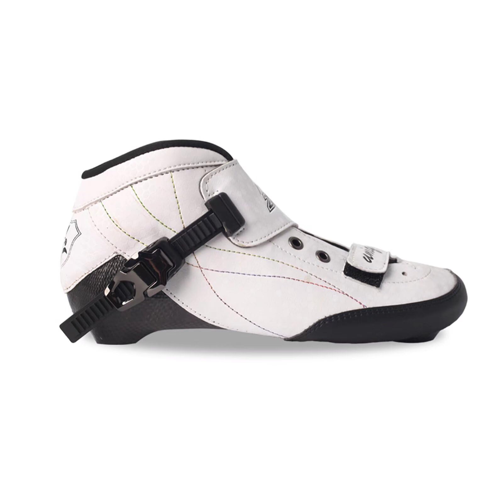 Pattini in linea da velocità professionali scocca fibra carbonio 3 ruote 110 mm telaio alluminio leggeri veloci gare lunghe distanze