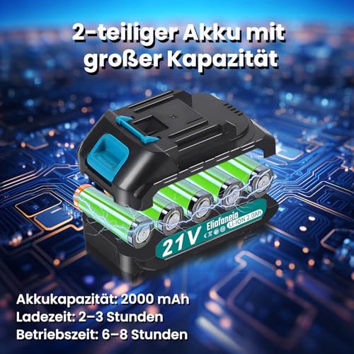 Akku Astschere Akku Baumschere,Max 30MM Schnittdurchmesser,Professionelle Elektrische Gartenscheren mit Sicherheitsschalter 2x 21V 2000mAh Batterien,LCD Anzeige,Ladegerät,für... – Bild 4