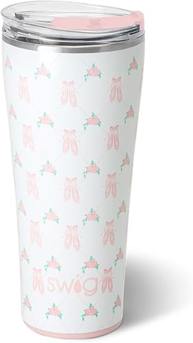 Vista 60 de Swig Life - Vaso aislado de 32 onzas, vaso de café de viaje con tapa, taza de café de viaje compatible con portavasos, de acero inoxidable con tapa