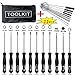YHLFOOZ 11 Pcs Carburetor Adjustment Tool Kit for Common 2 Cycle Carburetor Engine, Carburetor Adjuster (Includes: Cleaning Brush + Black Toolkit)