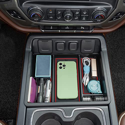 Image of JKCOVER Center Console Organizer Compatible with Chevy Silverado /GMC Sierra