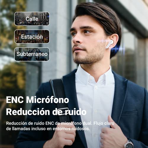 kauguo-Auriculares-Inalambricos-Auriculares-Bluetooth-53-HiFi-Estereo-Cascos-Inalambricos-con-Control-Tactil-4mic-ENC-Incorporado-Cancelacion-Ruido-IPX6-Deportivos-para-Xiaomi-Samsung-iPhone-Huawei
