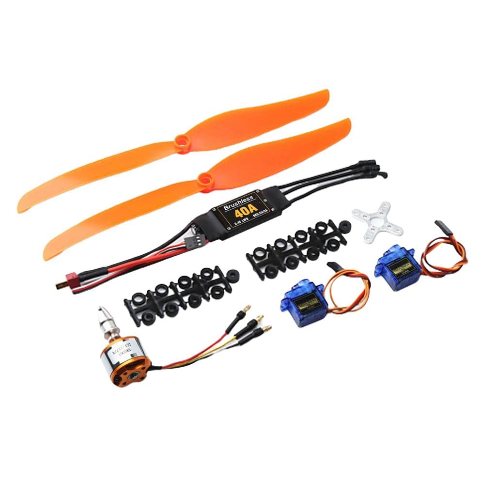 A2212 1000KV silnik bezszczotkowy 40A ESC+9G serwo + śmigło do części samolotu RC