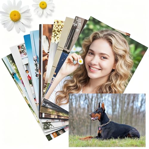 ZHADDLI Custom Photo Prints-water resistant (10pcs, 4'L x 6'W) - Photo Printing Services -Standard Size - Glossy - UNFRAMED