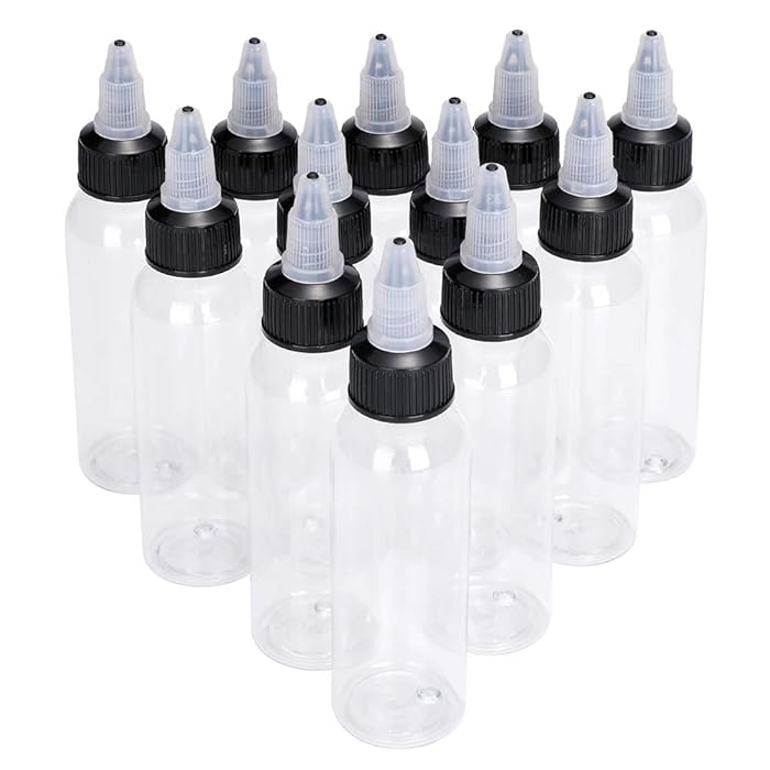 Buy 60ml Empty Tattoo Ink Bottles,New Star Tattoo 12pcs 2oz Tattoo
