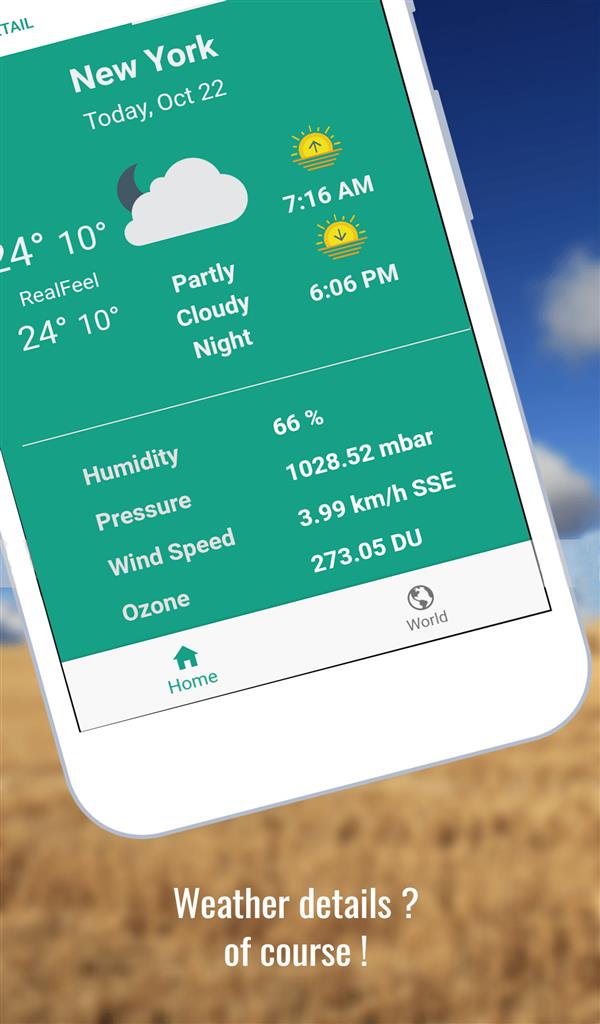 Think Fast Weather WeatherFast - Weather forecast channel - App on Amazon Appstore