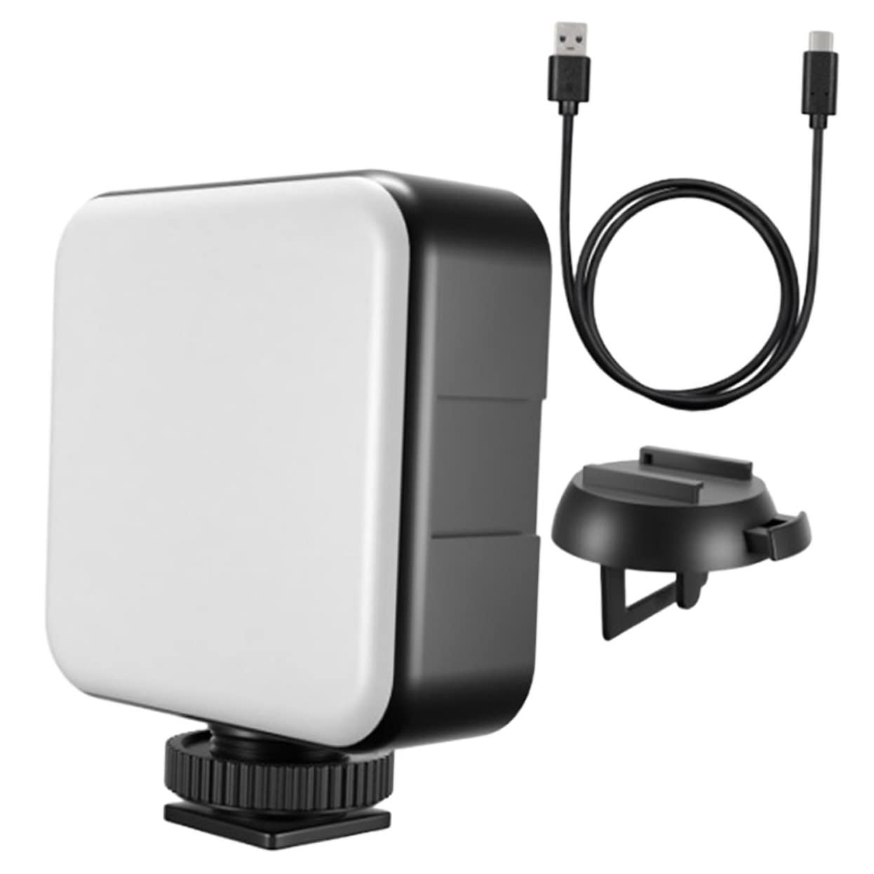 jojofuny Clip on Phone Light Rechargeable Led Selfie Fill Light Easy to Use for Camera and Laptop