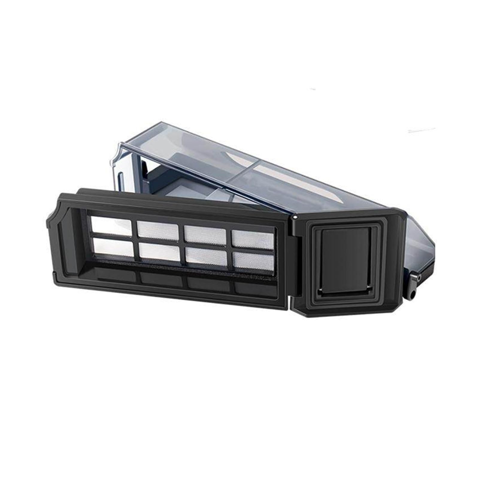 OUNCU Assembly Dust Box,Compatible For Ecovacs Debot X1 OMNI / T10 OMNI / X1 TURBO / T10 TURBO / DBX53 Vacuum Cleaner Parts(Black)