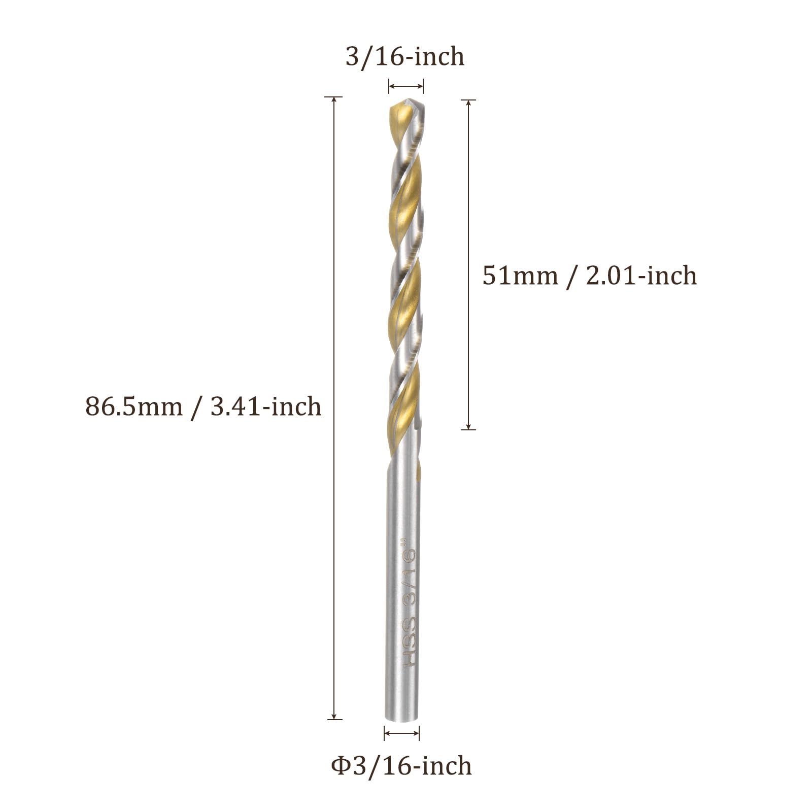 Kozelo 10Pcs Twist Drill Bit - Image 3