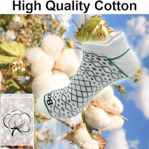 Anti-blister Thick Cushioned Wicking Odor Resist Athletic Casual Ankle Socks 6 Pairs4