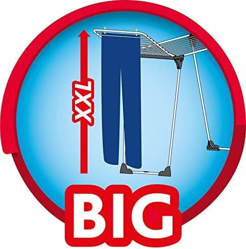 Graphic showing XXL high wings for long items